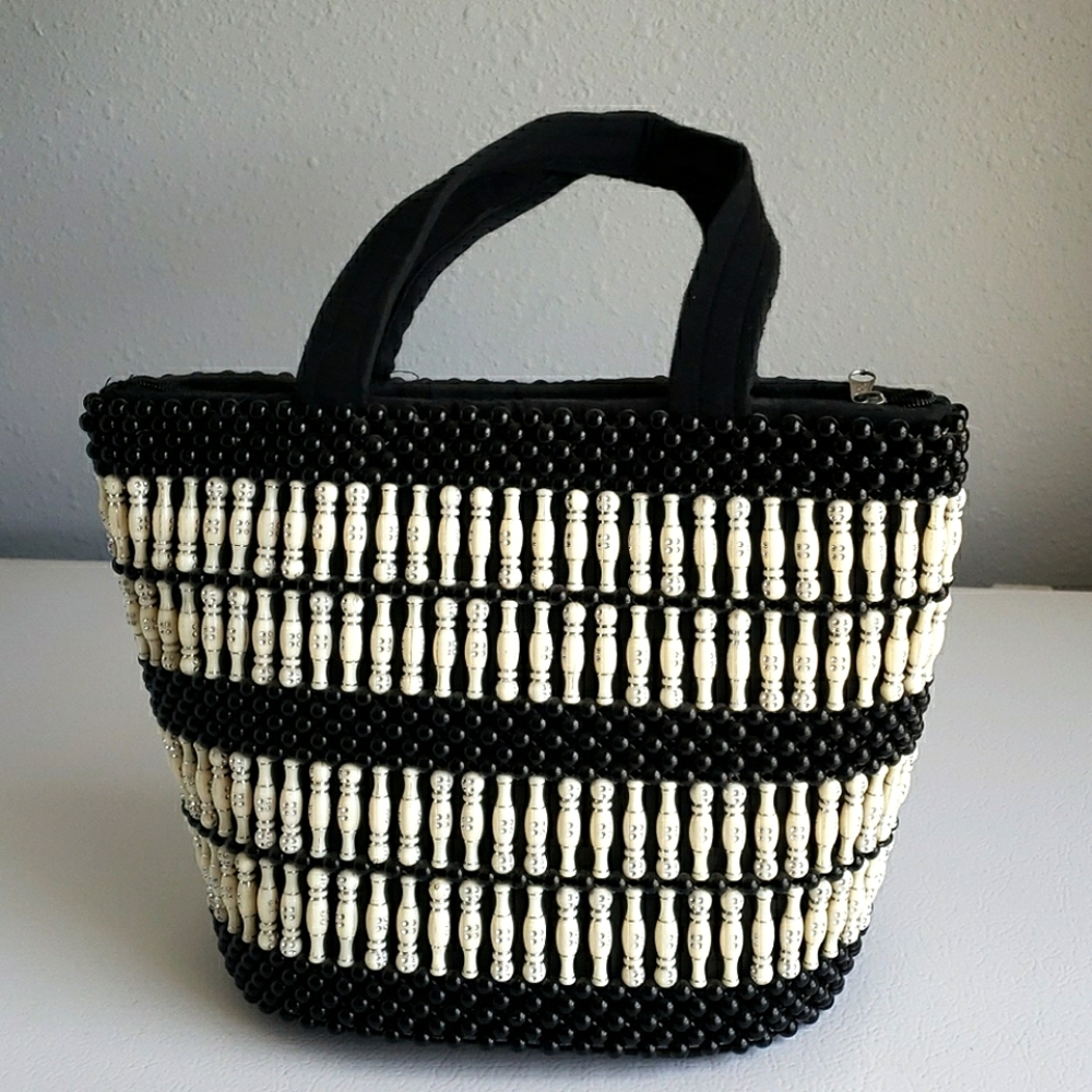 One Of A Kind/Uniquely beaded handbag.